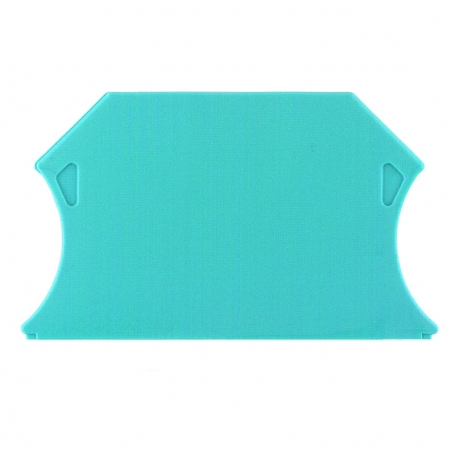 Weidmüller WAP 2.5-10 BL Abschlussplatte (Klemmen), 56 mm x 1.5 mm, blau 1050080000