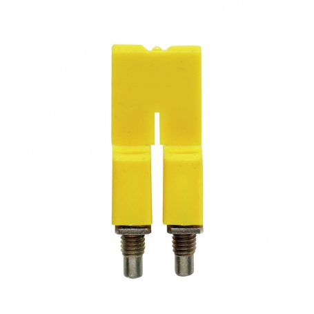 Weidmüller WQV 2.5/2 Transverse connector (terminals), screwed, Number of poles: 2, grid in mm: 5.10, Insulated: Yes, 32 A, yell