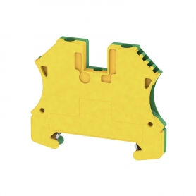 Weidmüller WPE 4 Protector series clamp, screw connection, 4 mm2, 800 V, connections: 2, floors: 1, green / yellow 1010100000