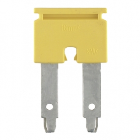 Weidmüller ZQV 16/2 konektor (terminals), pripojený, počet pólov: 2, mriežka v mm: 12.00, izolované: Áno, 76 A, žltá - 25 kusov