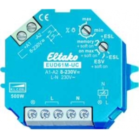 Eltako EUD61M-8.230V UC výkonový prepäťový dimmer UP