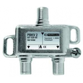 PROTEC.class PBKW2 BK distributor 2-fold 5-1000 Mhz