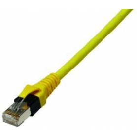 PROTEC.net Cable parche amarillo PPK6a ISO RJ45 amarillo 3 m