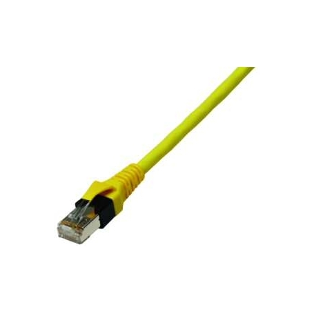 PROTEC.net Ppk6a yellow patch cable ISO RJ45 yellow 3 m