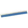 Finder 9320 connecting bridge, blue, for sockets 93.01/93.51, 20-pin, max. 6 A