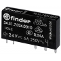 Finder 345170240010 relék és nyomtatási kapcsolatok, 1 váltó 6 A, tekercs 24 V DC érzékeny