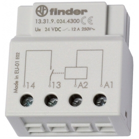 Finder 133190244300 relé UP-Dose vagy kapcsolódoboz, 1 közelebbi 12 A, 24 V DC