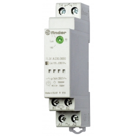 Finder 113182300000 Interruptor para instalación de serie, 1 a 100 Lux, 1 más cerca 16 A, para 230 V AC