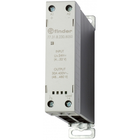 Finder 773182308050 relék 1 SSR érintkezés 30 A/60-440 V AC, kapcsoló jelenlegi akár 520 10 ms, bemenet 40-280 V AC