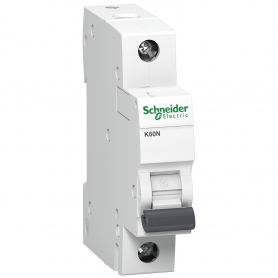 Schneider A9K01125 Circuit breaker K60N 1P, 25A, B Characteristics, 6ka