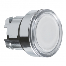 Schneider ZB4BW313 bouton poussoir lumineux élément frontal, Ø 22, blanc