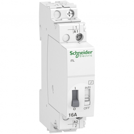 Schneider A9C30811 Fernschalter iTL, 1P, 1S, 16A, Spule 110VDC, 230-240VAC 50/60Hz
