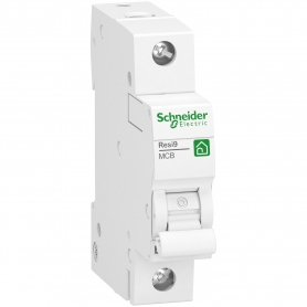 Schneider R9F23116 Circuit breaker Resi9 1P, 16A, B Characteristics, 6ka