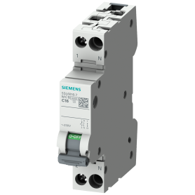 Siemens 5SL6013-7 Circuit breaker 230V 6KA, 1+N-Polig/1TE C13