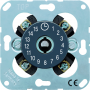 Jung 11015 control clock, 16 AX, 250 V , 2-pin, scale disc, maximum 15 minutes