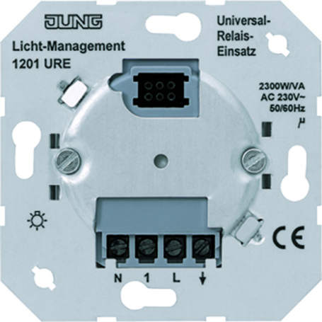 Jung 1201 URE Relay insert 1-channel, rated voltage: AC 230 V, 50/60 Hz
