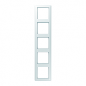 Jung AS 585 BF WW frame, 5x, impermeable, para combinación horizontal y vertical