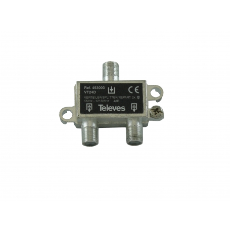 Televes VT24D 2-fach Verteiler 5-1218 MHz VD: 4 dB  453003