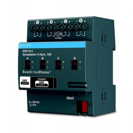 ABB 2CKA006220A0023 6251/0.4 Switch actuator 4-speed, REG