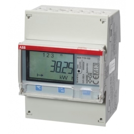 ABB 2CMA100179R1000 B24 113-100 transducer counter, M-bus “steel”, 3 phases, transducer connection 6A