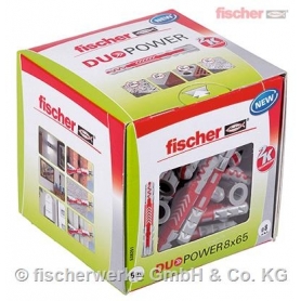 Fischer 538251 Universaldübel DUOPOWER 8X65 LD – 50 Stück