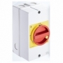 Kraus & Naimer KG32.T203/33.KL11 V interruptor principal rojo/amarillo, 3 polo, AP, IP66, Ith: 32 A, P: 11 kW(AC-23,400V), 6 mm2