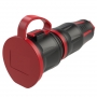 PCE 25711-sr zaščitni kontaktni sklop DB nat IP54 rdeča serija TopTaurus2
