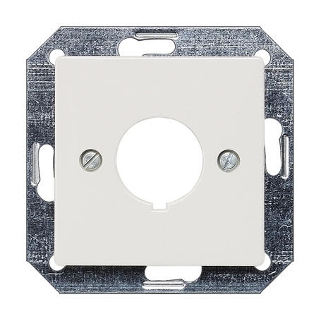 Siemens 5TG2568 DELTA i-system, titanium white cover plate 55x 55mm for installation-commands.