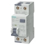 Siemens 5SU1354-7LB10 FI/LS switch, 10 kA, 1P+N, type A, short-term delayed G, 30 mA, C-Char, In: 10 A