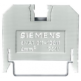 Siemens 8WA10111DG11 Clamp 4mm2 6,5 mm-es bézs