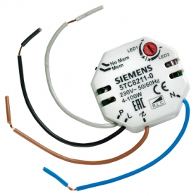 Siemens 5TC8211-0 Dimmer for adjustment Lampe LED nue et transformateurs électroniques max.: 100W