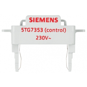Siemens 5TG7353 DELTA spínač a sonda LED svetlo vložiť pre riadiacu funkciu 230V/50Hz, červená