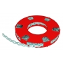 Perforated tape metal mounting tape 12x0.7 mm, corrugated hole 5.1 mm, L10 m Siblik